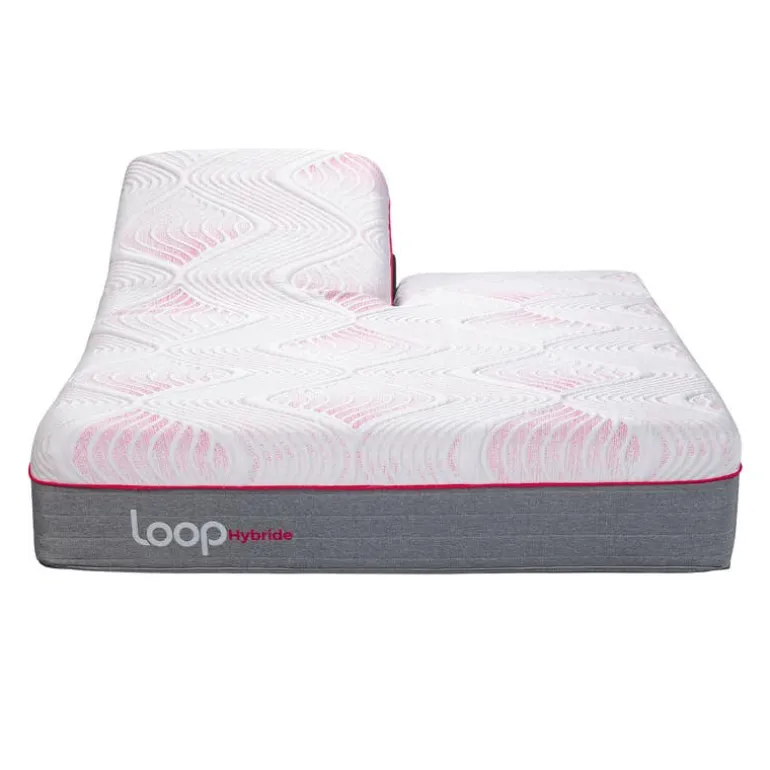 Queen Medium-Firm Split-Head Hybrid Mattress-in-a-Box - 60"