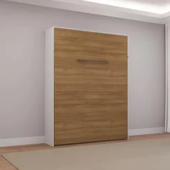 Queen Murphy Bed - Brown