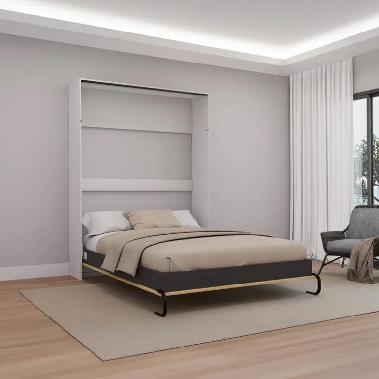 Queen Murphy Bed - Natural