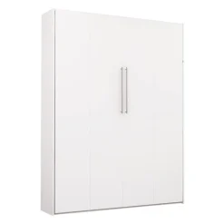 Queen Murphy Bed - White