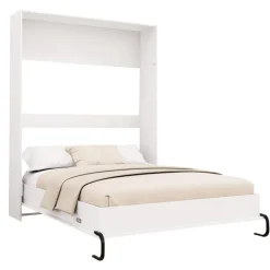 Queen Murphy Bed - White