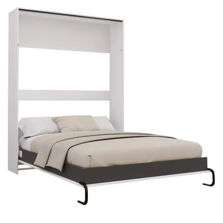 Queen Murphy Bed - White
