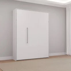 Queen Murphy Bed - White