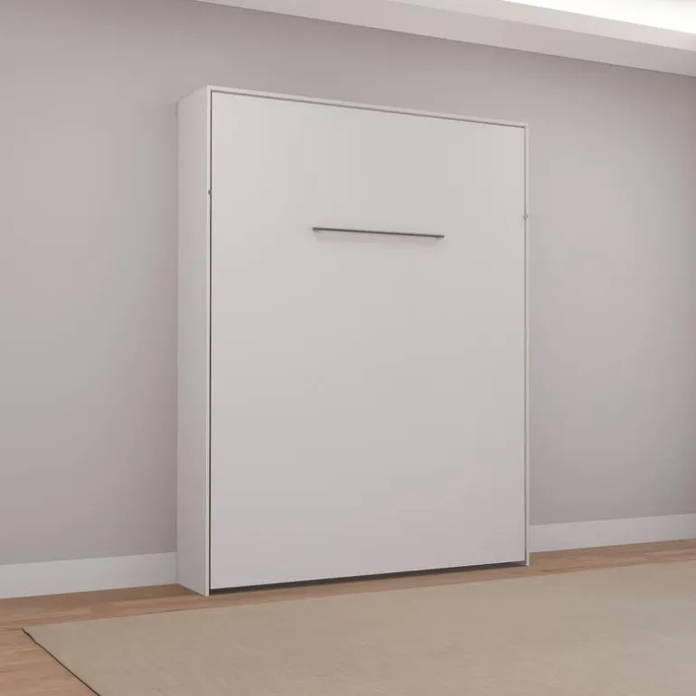 Queen Murphy Bed - White