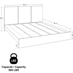 Queen Platform Bed (60")