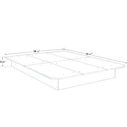 Queen Platform Bed (60'')