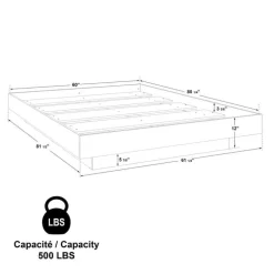 Queen Platform Bed (60