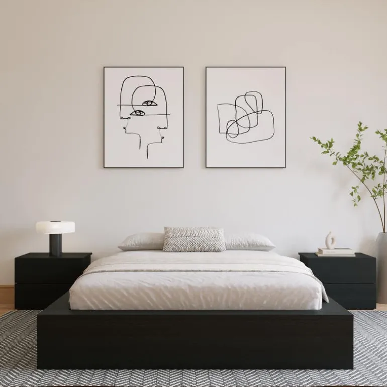 Queen Platform Bed (60") - Nexera