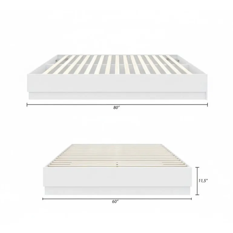 Queen Platform Bed (60") - Nexera