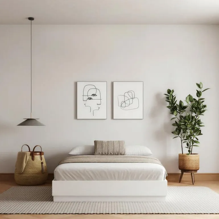 Queen Platform Bed (60") - Nexera