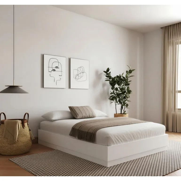 Queen Platform Bed (60") - Nexera