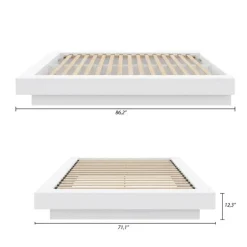 Queen Platform Bed (60") - Nexera