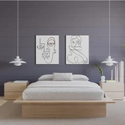 Queen Platform Bed (60") - Nexera