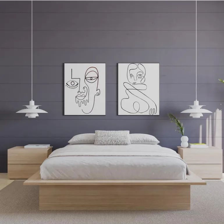 Queen Platform Bed (60") - Nexera