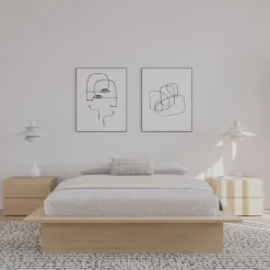 Queen Platform Bed (60