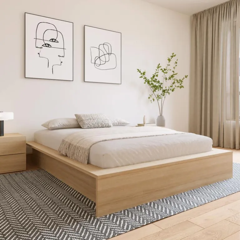 Queen Platform Bed (60") - Nexera