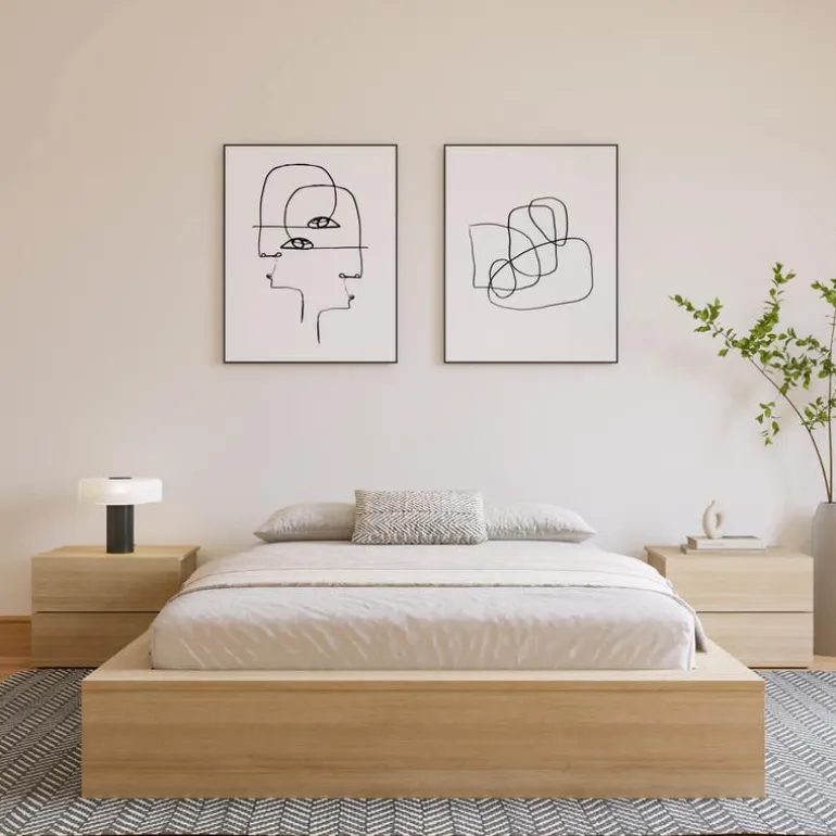 Queen Platform Bed (60") - Nexera