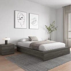 Queen Platform Bed (60") - Nexera