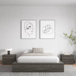 Queen Platform Bed (60