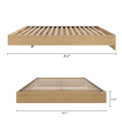 Queen Platform Bed (60'') - Nexera
