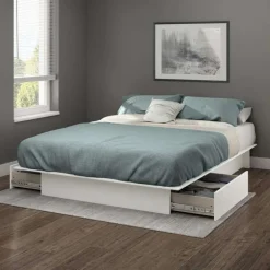 Queen Platform Bed (60'') - South Shore