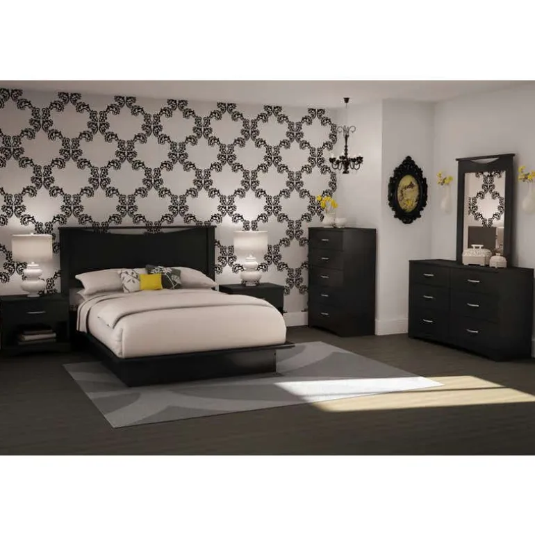Queen Platform Bed (60'') - South Shore