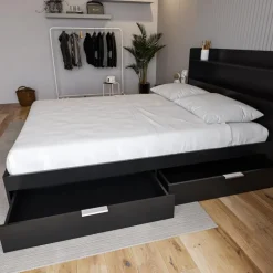 Queen Platform Bed with 2-Drawer Storage (60") - Nexera