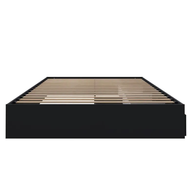 Queen Platform Bed with 3-Drawer Storage (60") - Nexera