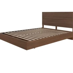 Queen Platform Bed with Headboard (60'') - Nexera