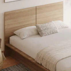 Queen Platform Bed with Headboard (60