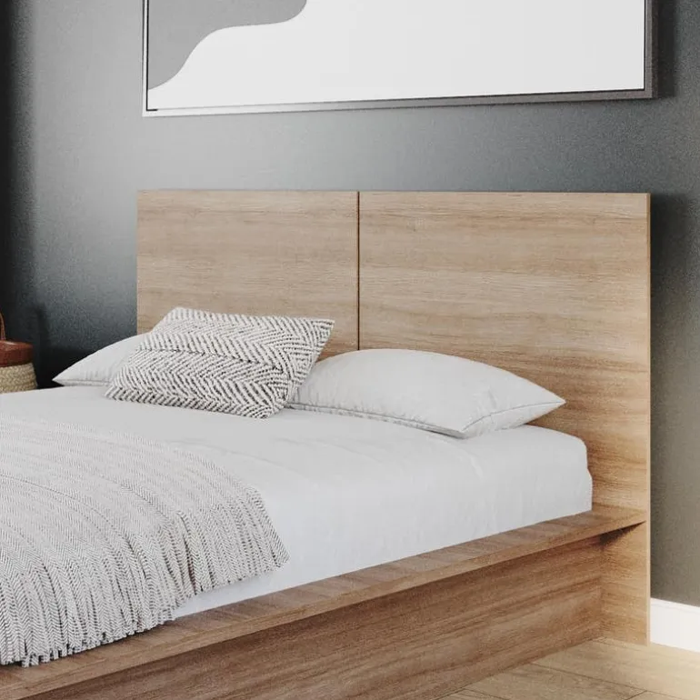 Queen Platform Bed with Headboard (60") - Nexera