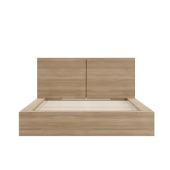 Queen Platform Bed with Headboard (60