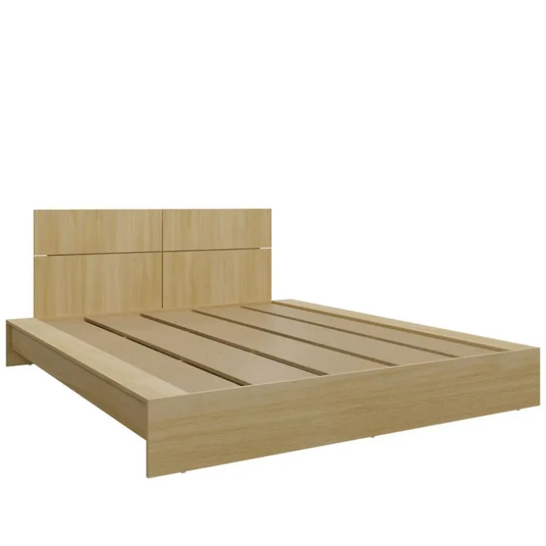 Queen Platform Bed with Headboard (60")