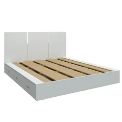 Queen Platform Bed with Headboard (60