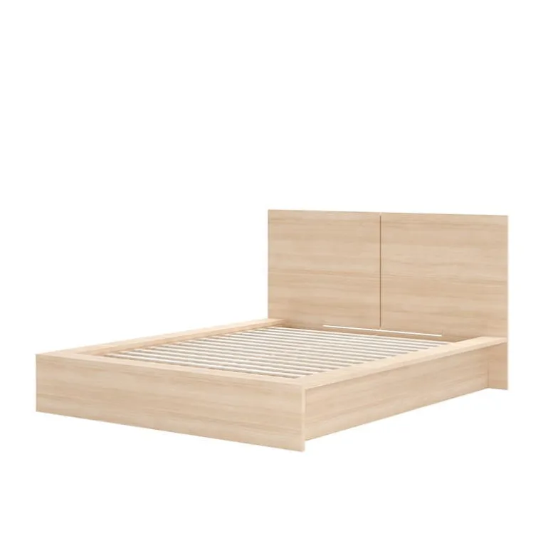 Queen Platform Bed with Headboard (60") - Nexera