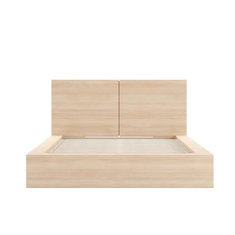 Queen Platform Bed with Headboard (60") - Nexera