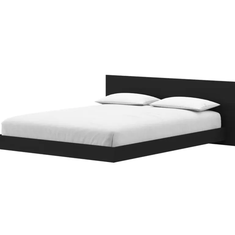 Queen Platform Bed with Headboard (60") - Nexera