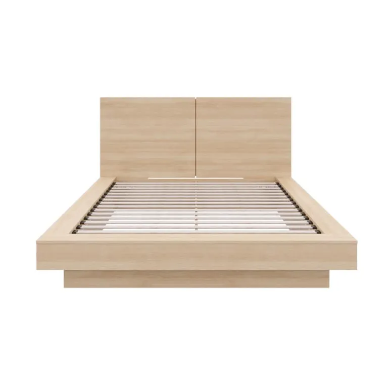 Queen Platform Bed with Headboard (60") - Nexera