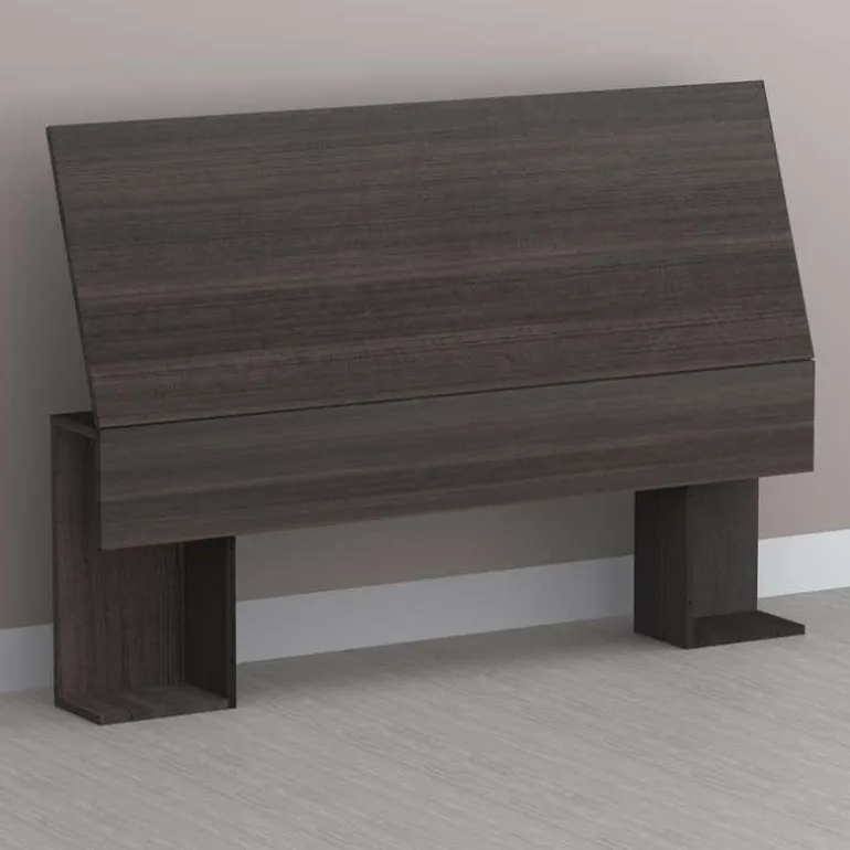 Queen Size Panel Headboard, Ebony - Nexera