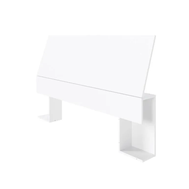 Queen Size Panel Headboard, White - Nexera