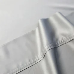 Queen Split-Head Bamboo Rayon Bed Sheet Set - Cement Grey
