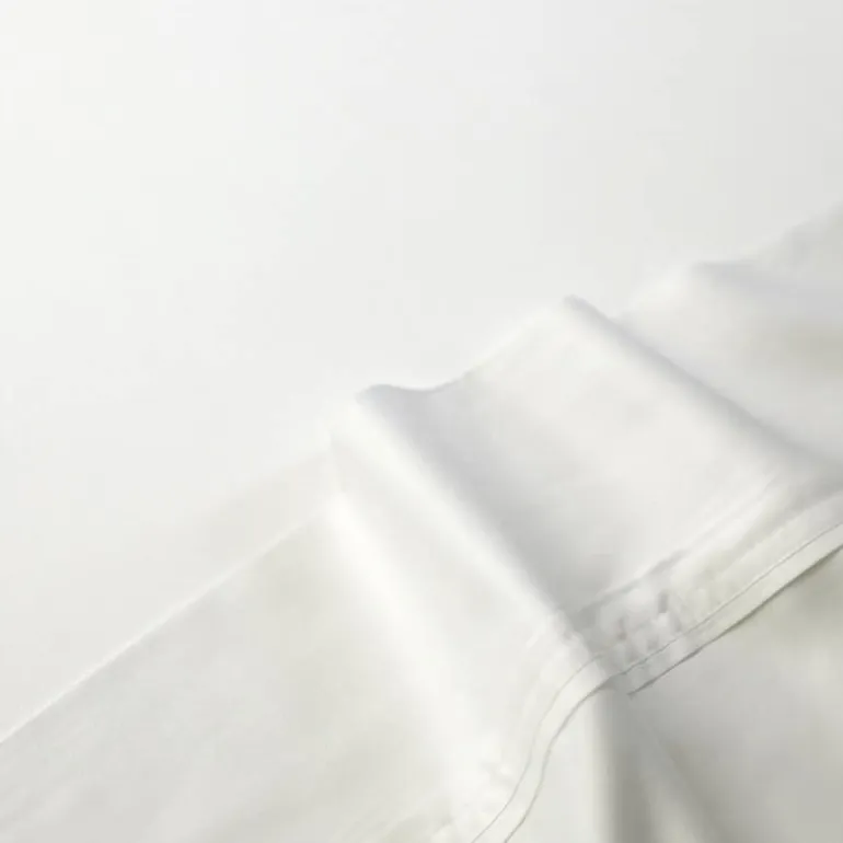 Queen Split-Head Bamboo Rayon Bed Sheet Set - White