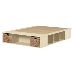 Queen Storage Bed and Baskets (60") - South Shore