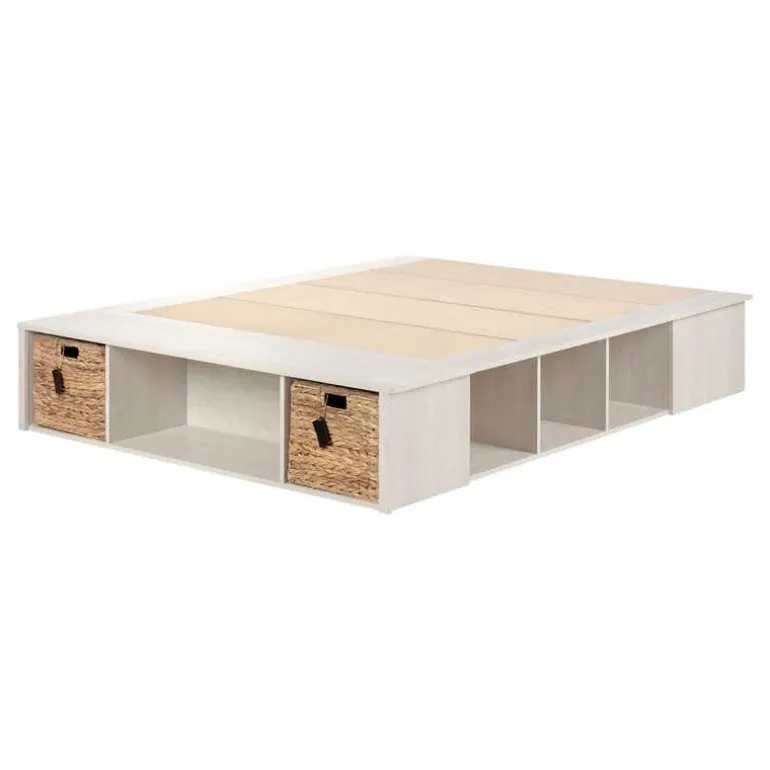 Queen Storage Bed and Baskets (60") - South Shore