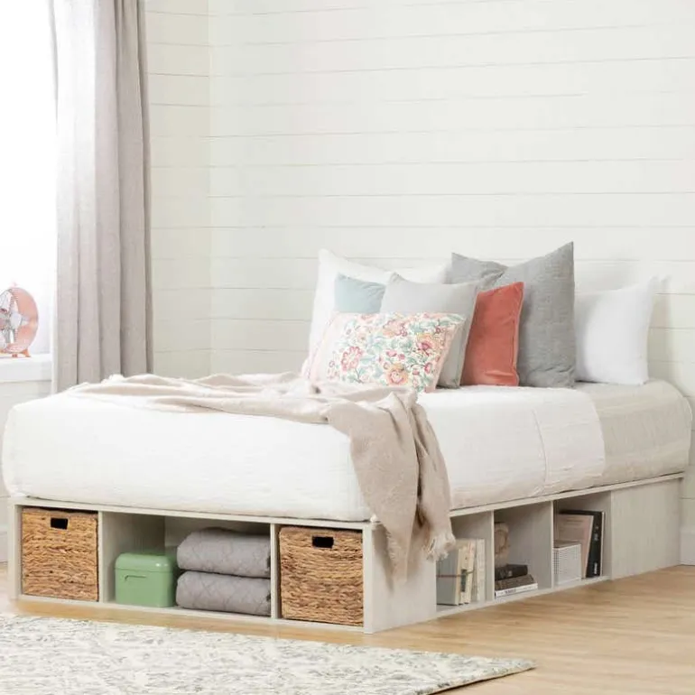 Queen Storage Bed and Baskets (60") - South Shore