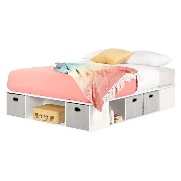 Queen Storage Bed and Baskets (60") - South Shore