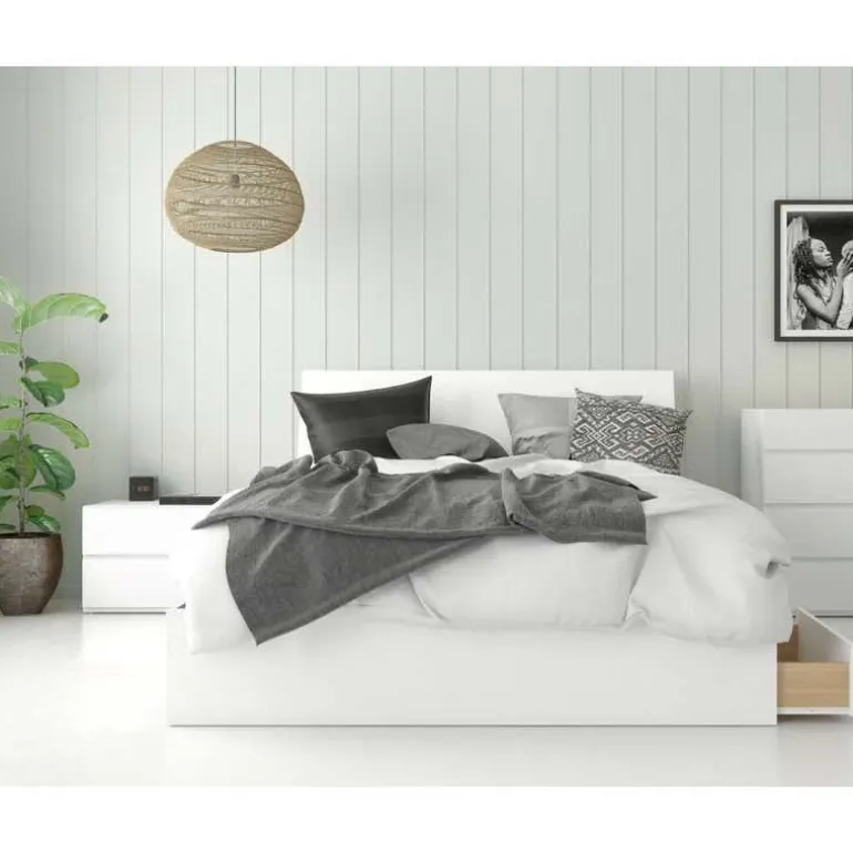 Queen Storage Bed Set (60") - 3 pcs - Nexera