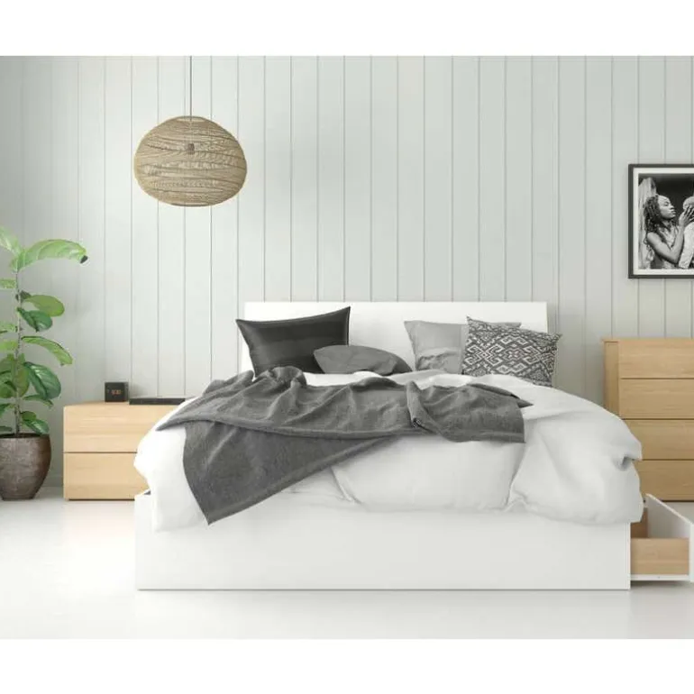 Queen Storage Bed Set (60") - 3 pcs - Nexera