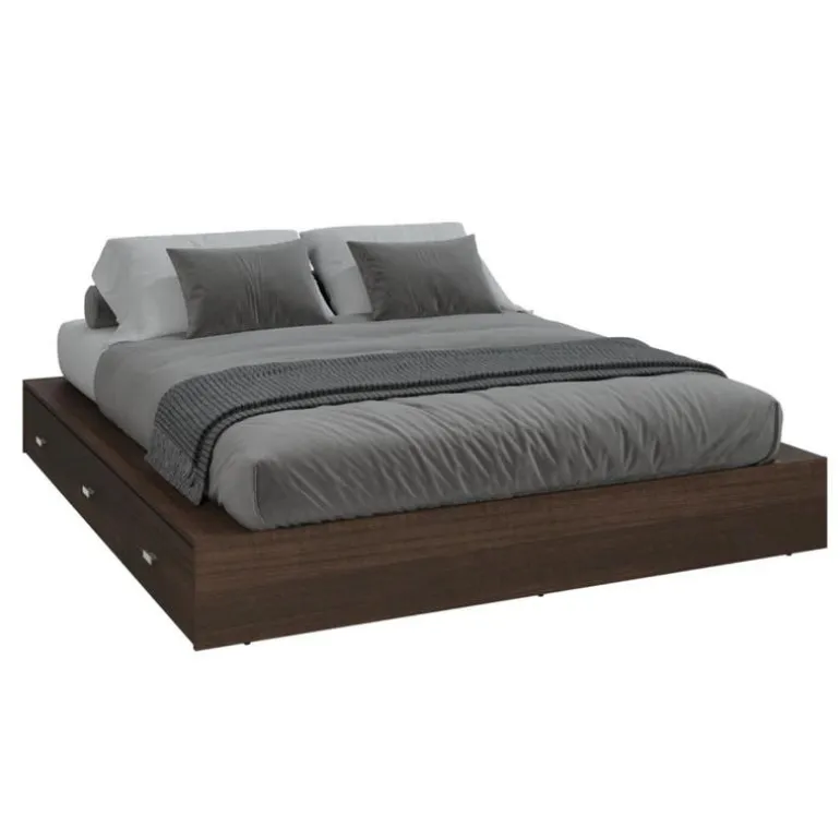 Queen Storage Bedroom Set with 6-Drawer Storage (60") - 4 pcs