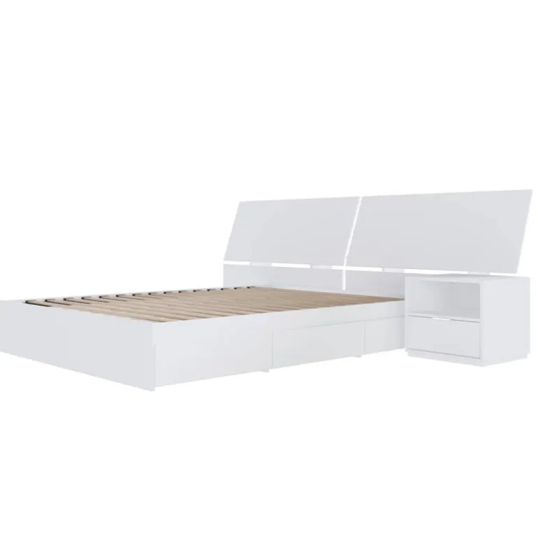Queen Storage Bedroom Set (60") - 3 pcs - Nexera